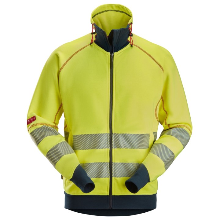 Polaire de travail Snickers Workwear PW, ARCFZ SWTR, HV CL3 2868