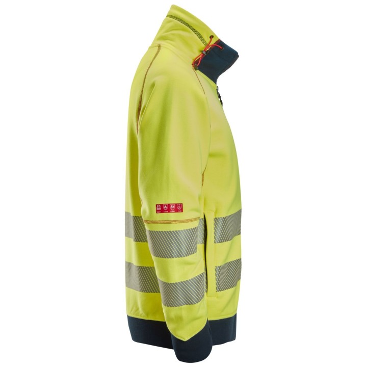 Polaire de travail Snickers Workwear PW, ARCFZ SWTR, HV CL3 2868
