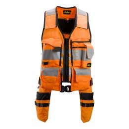 Gilet de travail Snickers Workwear Gilet porte-outils, haute visibilité, Classe 1 4230