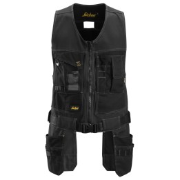 Gilet de travail Snickers Workwear Gilet de travail toile extensible poches fourre-tout 4254