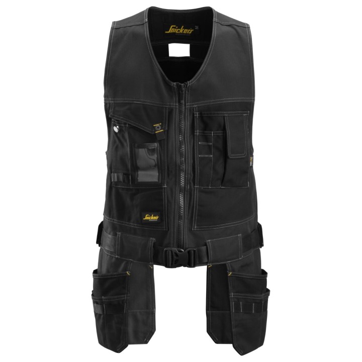 Gilet de travail Snickers Workwear Gilet de travail toile extensible poches fourre-tout 4254
