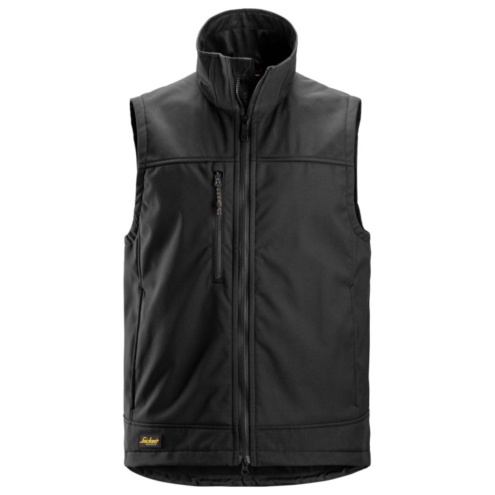 Gilet de travail imperméable Snickers Workwear AW SoftShell Stretch Vest 4506