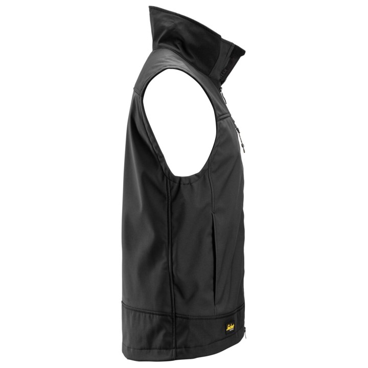 Gilet de travail imperméable Snickers Workwear AW SoftShell Stretch Vest 4506