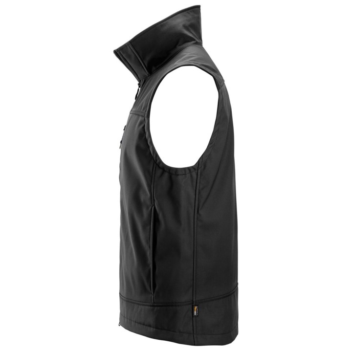 Gilet de travail imperméable Snickers Workwear AW SoftShell Stretch Vest 4506