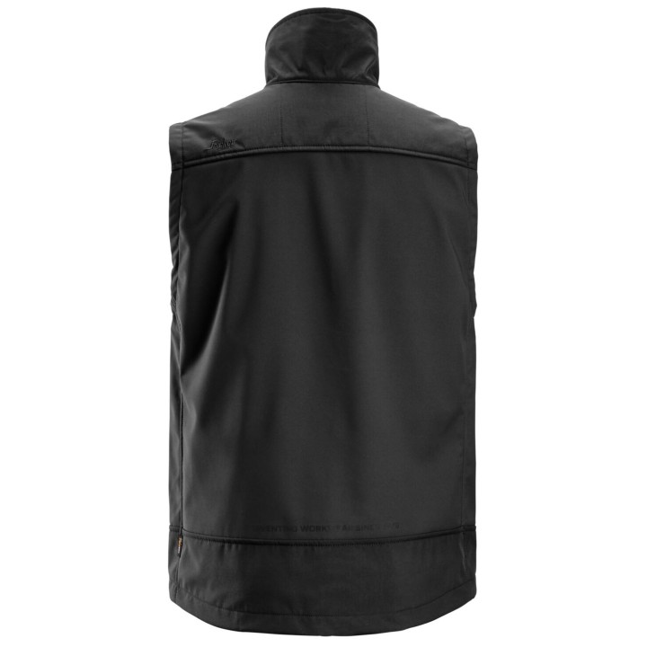 Gilet de travail imperméable Snickers Workwear AW SoftShell Stretch Vest 4506