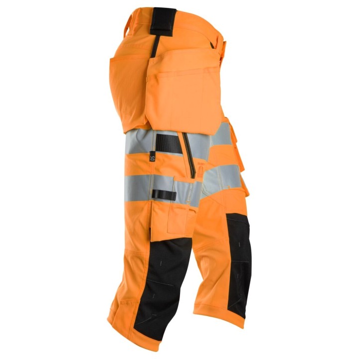 Pantacourt de travail Snickers Workwear Pantacourt HP HV Cl2 6138