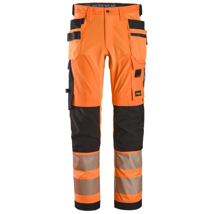 Pantalon de travail Snickers Workwear HV Pantalon 4-Str. HP Cl2 6232