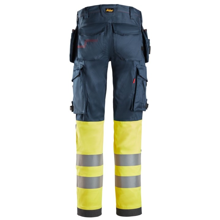 Pantalon de travail Snickers Workwear PW, Strch Trous HP HV CL1 6274