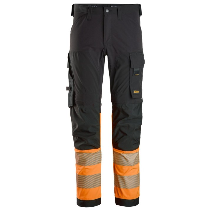 Pantalon de travail stretch Snickers Workwear Pantalon haute visibilité extensible 4 directions, Classe 1 6335
