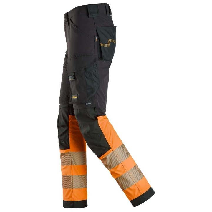 Pantalon de travail stretch Snickers Workwear Pantalon haute visibilité extensible 4 directions, Classe 1 6335