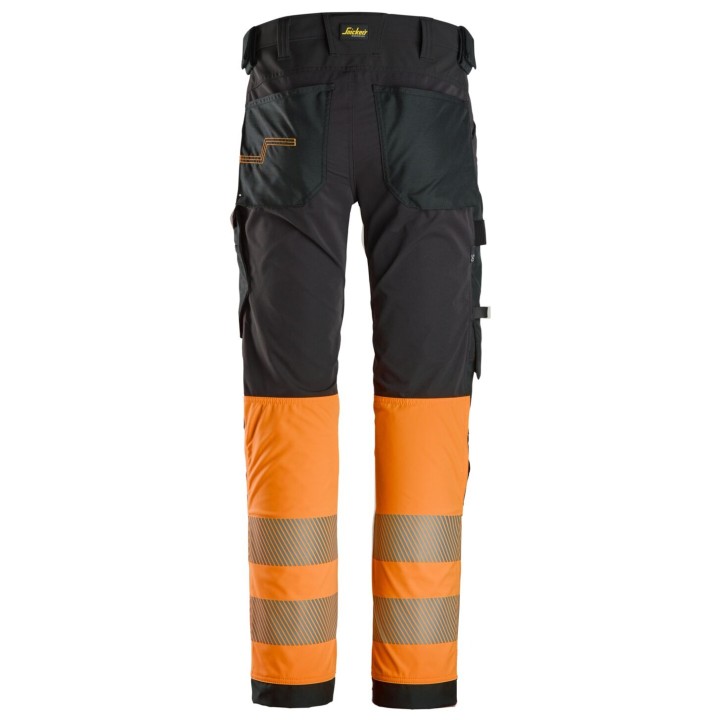 Pantalon de travail stretch Snickers Workwear Pantalon haute visibilité extensible 4 directions, Classe 1 6335