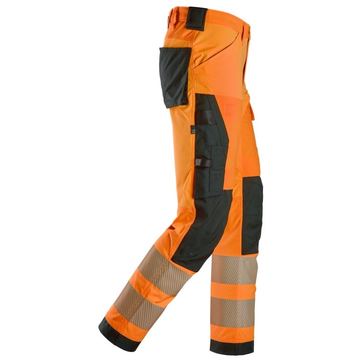 Pantalon de travail stretch Snickers Workwear Pantalon haute visibilité extensible 4 directions, Classe 2 6336
