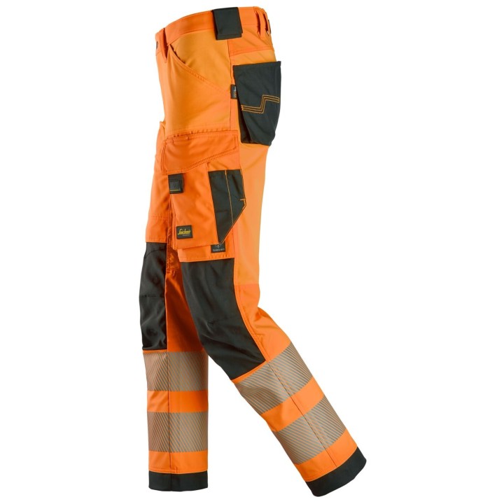 Pantalon de travail stretch Snickers Workwear Pantalon haute visibilité extensible 4 directions, Classe 2 6336