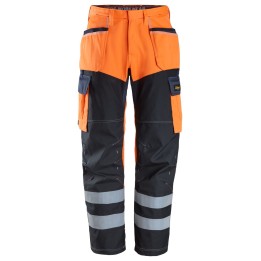 Pantalon de travail Snickers Workwear PW Trous HP HV Orange CL1 6562