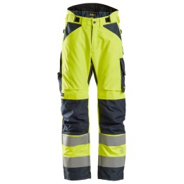 Pantalon de travail Snickers Workwear Pantalon d'hiver haute visibilité, Classe 2 6639