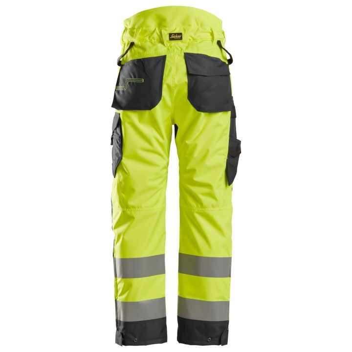 Pantalon de travail Snickers Workwear Pantalon d'hiver haute visibilité, Classe 2 6639