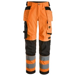 Pantalon de travail Snickers Workwear HV Cl2 W's Strch Trous HP 6743