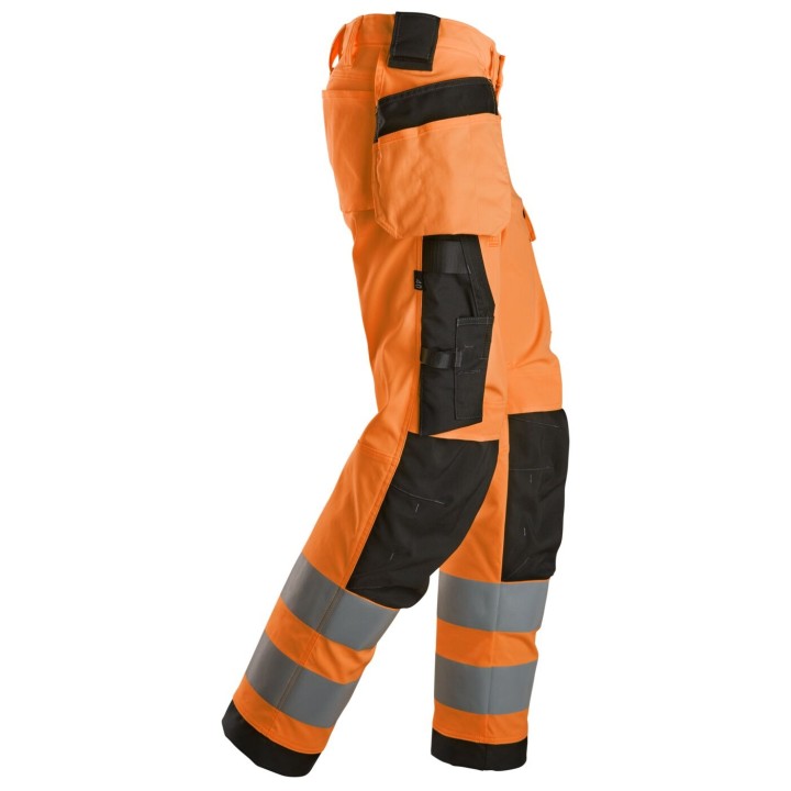 Pantalon de travail Snickers Workwear HV Cl2 W's Strch Trous HP 6743