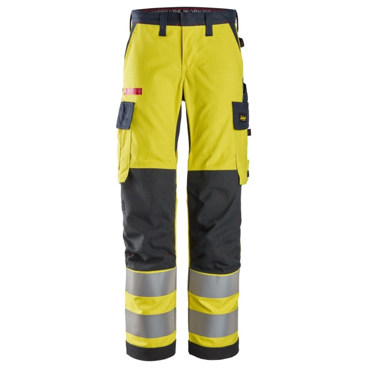 Pantalon de travail Femme Snickers Workwear ProtecWork, Pantalon de travail pour femme, haute visibilité, Classe 2 6760