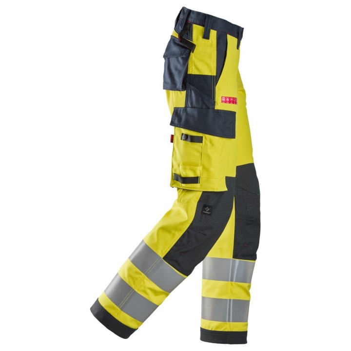 Pantalon de travail Femme Snickers Workwear ProtecWork, Pantalon de travail pour femme, haute visibilité, Classe 2 6760