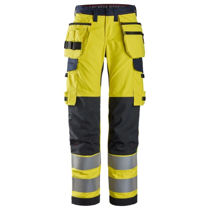 Pantalon de travail Snickers Workwear PW Ws Pant ELP HV CL2 HP 6797