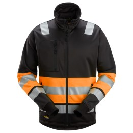 Sweat-shirt de travail haute visibilité Snickers Workwear HV Cl 1 Full Zip Jacket 8034
