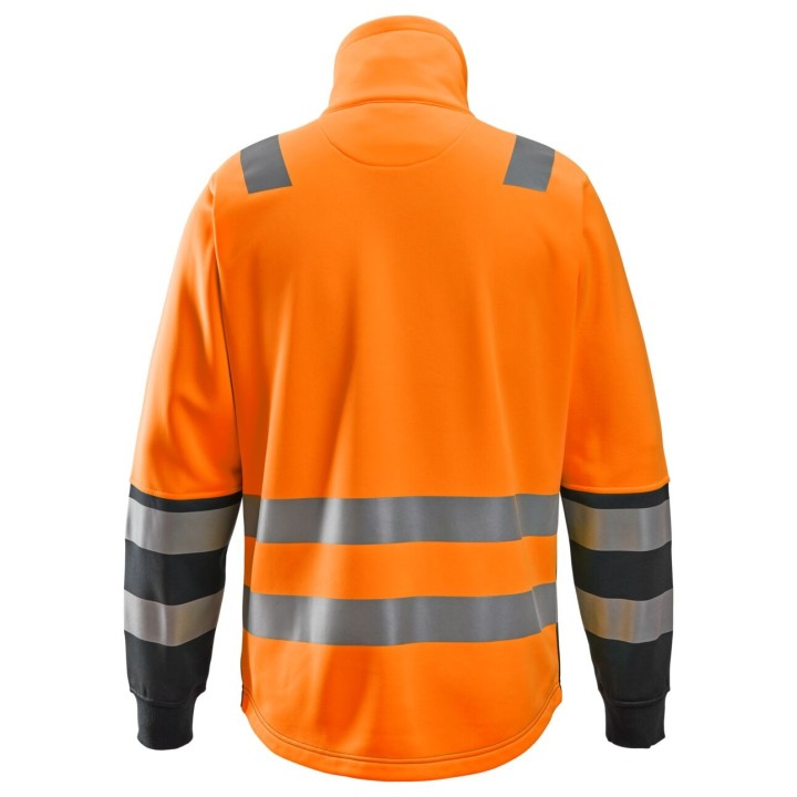 Polaire de travail Snickers Workwear Veste entièrement zippée, haute visibilité, Classe 2 8035