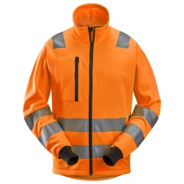 Polaire de travail Snickers Workwear Veste entièrement zippée, haute visibilité, Classe 2/3 8036