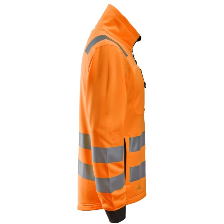 Polaire de travail Snickers Workwear Veste entièrement zippée, haute visibilité, Classe 2/3 8036