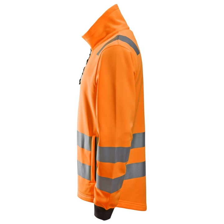 Polaire de travail Snickers Workwear Veste entièrement zippée, haute visibilité, Classe 2/3 8036