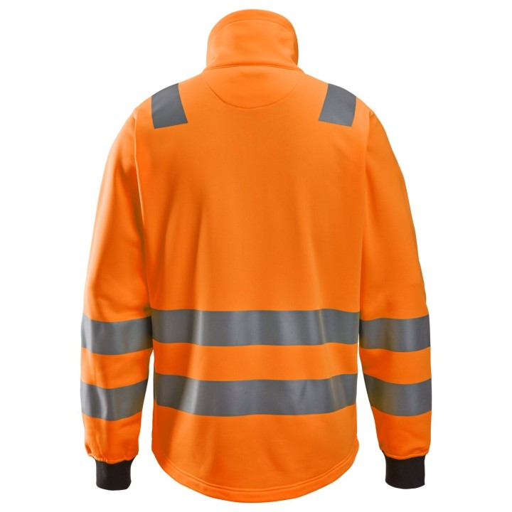 Polaire de travail Snickers Workwear Veste entièrement zippée, haute visibilité, Classe 2/3 8036