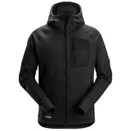 Polaire de travail Snickers Workwear FlexiWork, Sweat-shirt à capuche entièrement zippé 8041