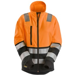 Sweat-shirt de travail femme haute visibilité Snickers Workwear HV Cl 2 Women FZ Jacket 8073