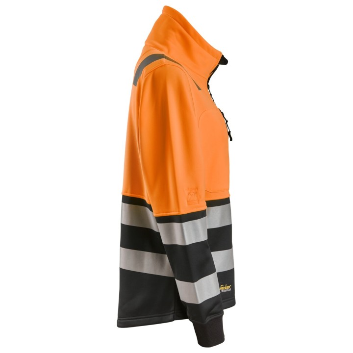 Sweat-shirt de travail femme haute visibilité Snickers Workwear HV Cl 2 Women FZ Jacket 8073