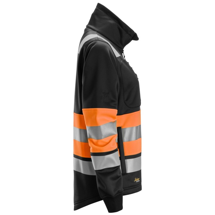 Sweat-shirt de travail femme haute visibilité Snickers Workwear Veste haute visibilité Classe 1 8077