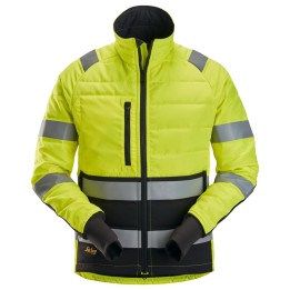 Veste de travail non doublée haute visibilité Snickers Workwear Veste à haute visibilité légèrement rembourrée, Classe 2 8134