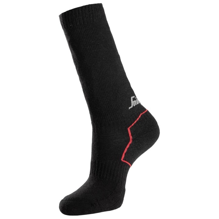 Chaussettes thermiques de travail Snickers Workwear Chaussettes en frotté de laine, lot de 2 paires 9225