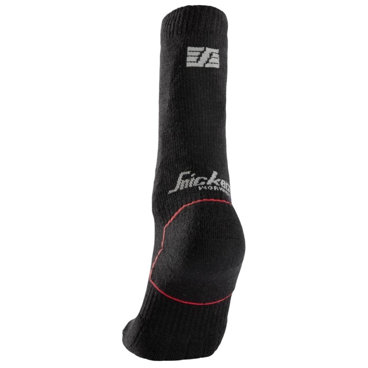 Chaussettes thermiques de travail Snickers Workwear Chaussettes en frotté de laine, lot de 2 paires 9225