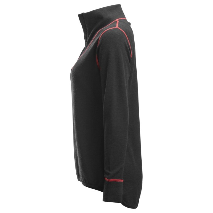 T-shirt de travail Snickers Workwear PW Chemise laine F zip 9476