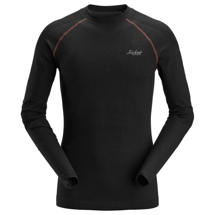 Haut en laine thermorégulatrice sans couture - couche de base Snickers Workwear 9483